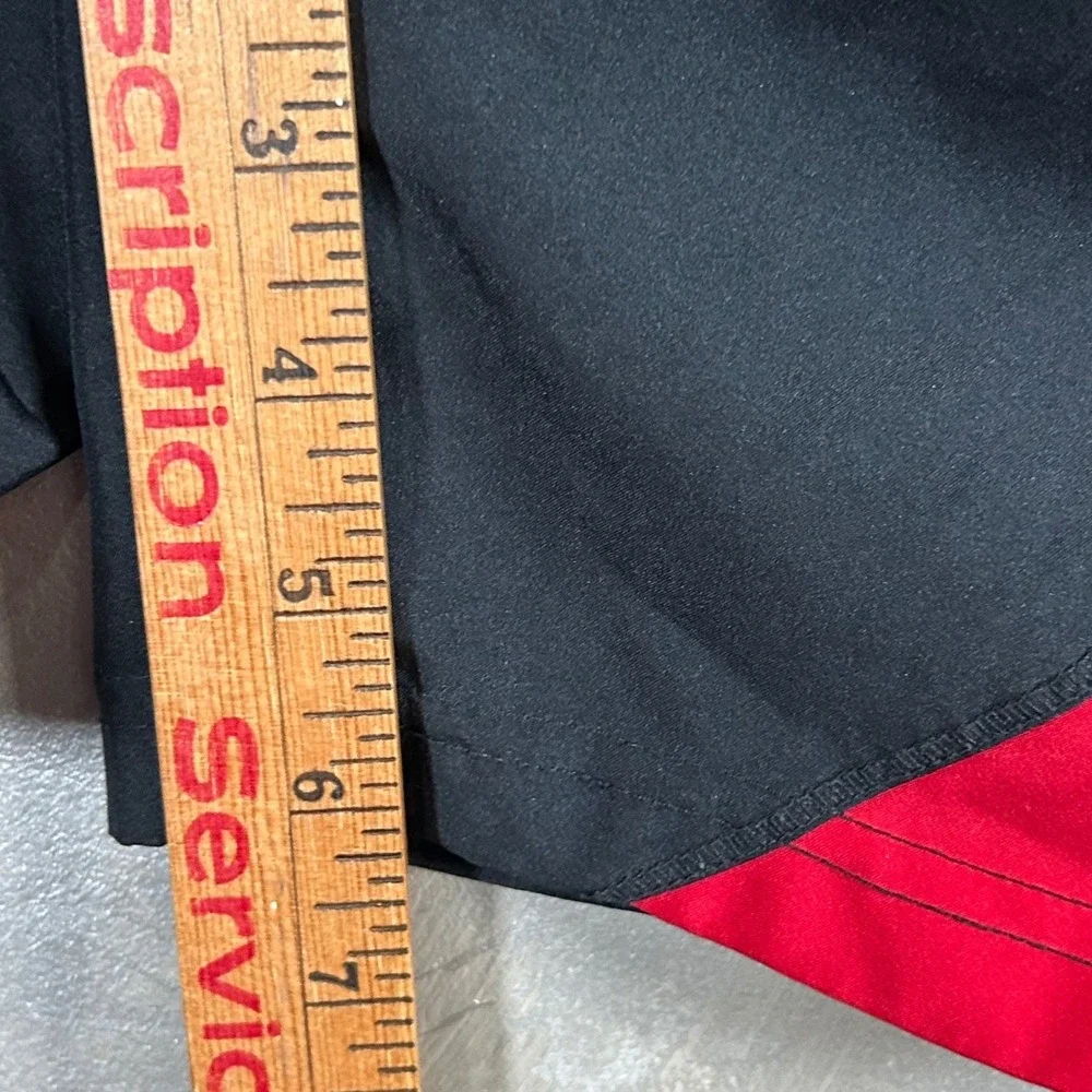Jordan Mens Dri-FIT Basketball Shorts Red Black Colorblock DH9081-011 Size Small